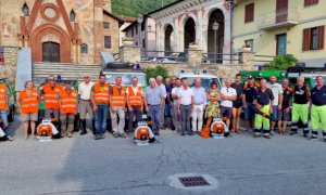 Valle Varaita, sei nuovi soffiatori antincendio per i gruppi AIB grazie al contributo dell’Unione Montana