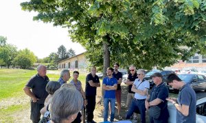 Alba: sopralluogo alla futura sede della caserma dei Vigili del fuoco in Zona H