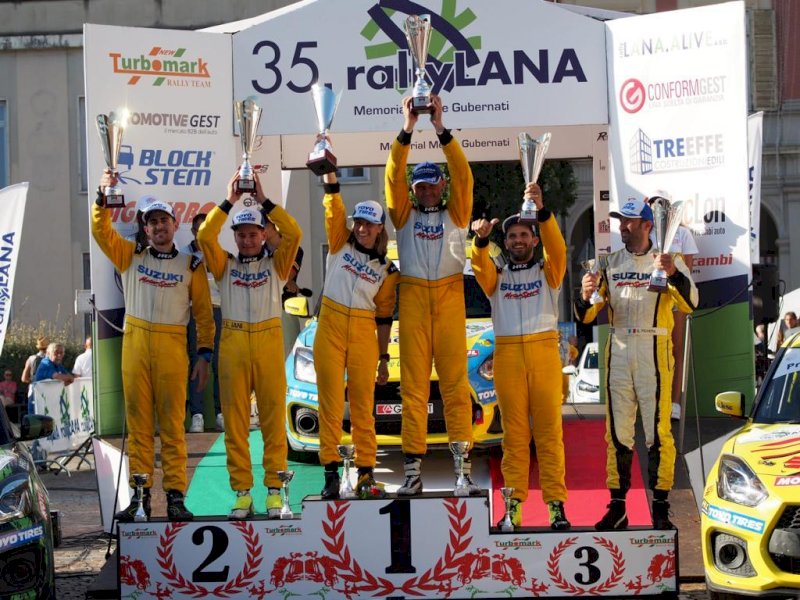 Con la vittoria al "Rally della Lana" Matteo Giordano e Manuela Siragusa ipotecano la Suzuki Rally Cup