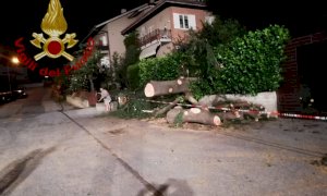 Maltempo, diversi interventi dei Vigili del Fuoco dopo il nubifragio di ieri
