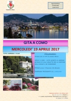 Mercoledì 19 aprile, gita al lago di Como con l’Associazione Pensionati di la Morra