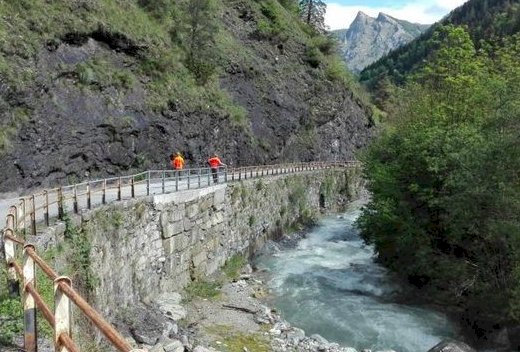 Interventi di manutenzione sui ponti stradali in valle Maira