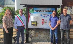 Un nuovo defibrillatore in frazione Andonno a Valdieri