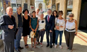 Ieri a Cuneo il banchetto di Azione e Italia Viva, presenti Scalfarotto e Costa