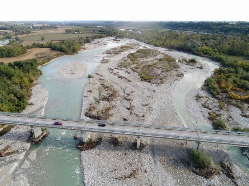Consolidamento del ponte Trunasse sul fiume Stura tra Castelletto Stura e Centallo