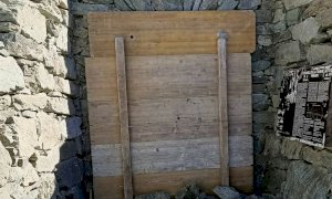 Chiuso per l'inverno il Buco di Viso