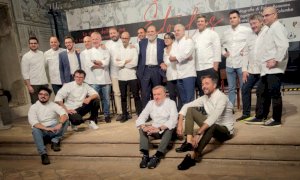 Gli chef stellati albesi accolgono Luciano Tona come nuovo ambasciatore della creatività