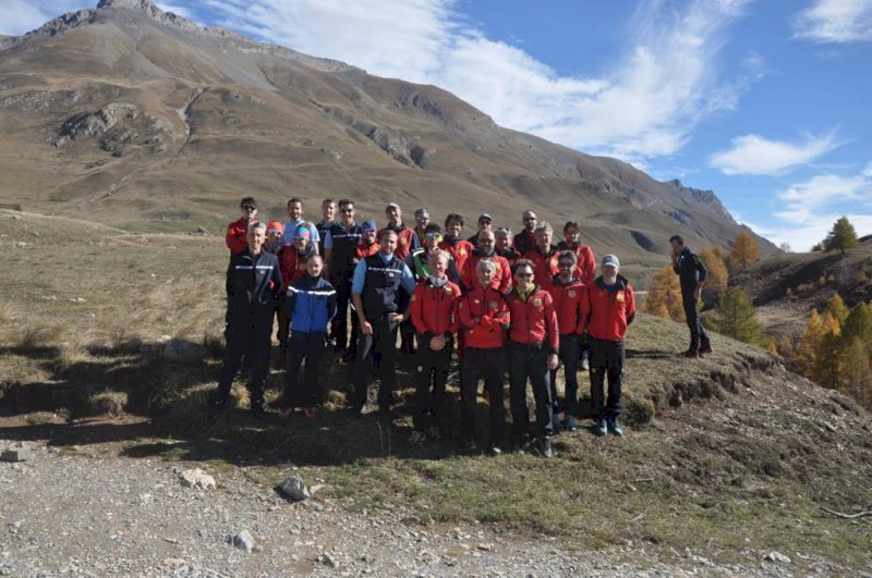 Esercitazione internazionale per il Soccorso Alpino cuneese al Colle della Maddalena
