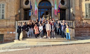 Studenti braidesi accolgono i turisti a Santa Chiara e nella chiesa dei Battuti Bianchi