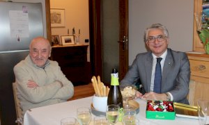 Alba: il signor Benito Sartoris ha festeggiato 100 anni alla presenza del sindaco