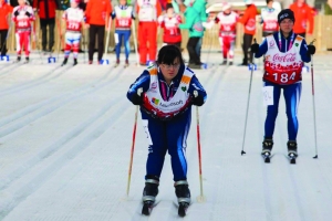 Paola Begliardo sul podio dei Mondiali Invernali Special Olympic