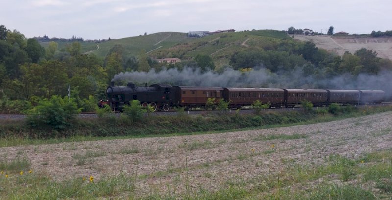 Il treno a vapore torna ad Alba dopo dieci anni