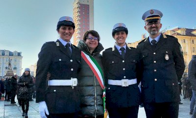 Alla cerimonia di Torino anche due nuove vigilesse di Borgo San Dalmazzo