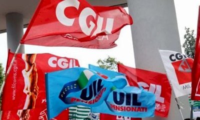 Cgil e Uil protestano contro la legge di bilancio: 