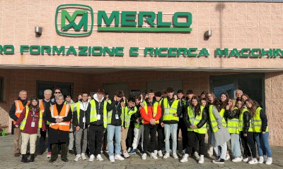 Gli studenti del Bonelli in visita alla Merlo: ”Un’esperienza molto interessante”