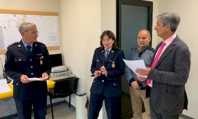 Savigliano, nastrini Covid-19 per la Polizia locale