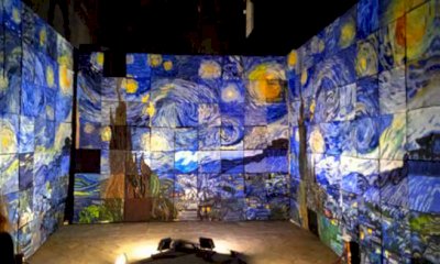 Al Filatoio di Caraglio 189 artisti omaggiano la “Notte stellata” di Van Gogh
