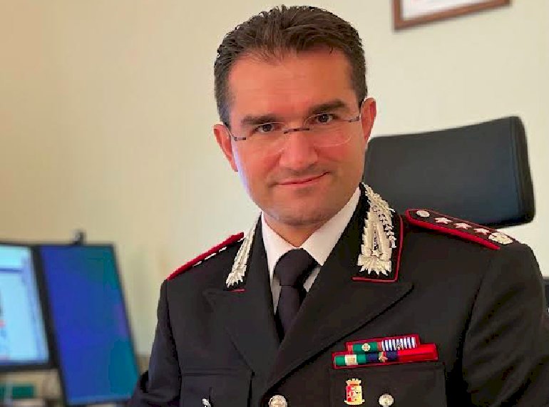 Il comandante provinciale dei Carabinieri Giuseppe Carubia