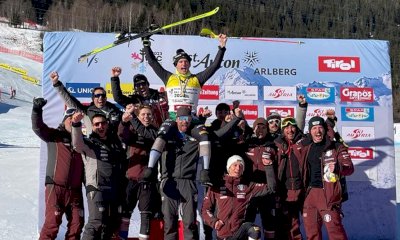Sci Alpino, la gioia di Corrado Barbera: 