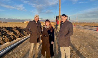 Sopralluogo di Robaldo al cantiere stradale sulla provinciale 184 nel tratto Fossano-Mellea