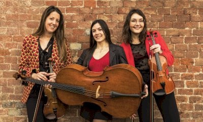 Un trio d’archi al femminile per la prima visione del film Tàr a Cinelandia Fiamma