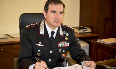 Il generale dei carabinieri Di Stasio a villa Tornaforte Aragno