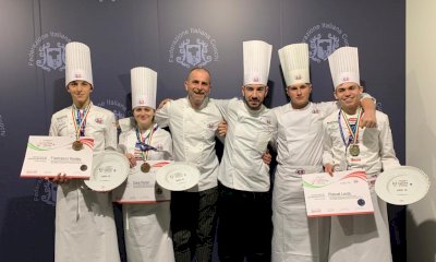 Argento e bronzo ai campionati di cucina italiana per tre allievi dell’Alberghiero di Dronero