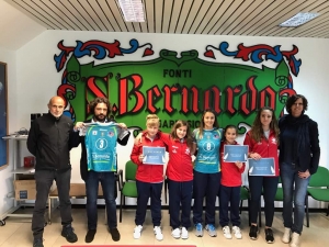 Acqua San Bernardo premia le giovani atlete dell’Lpm pallavolo Mondovì