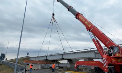 Tangenziale di Fossano, varato il viadotto Villafalletto