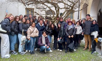 Studenti saviglianesi in visita alla Sinagoga di Casale Monferrato