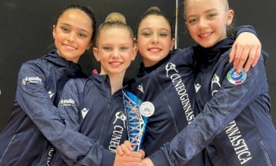 Ginnastica ritmica: ad Alba pioggia di medaglie per le cuneesi 