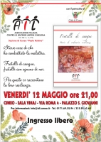 Presentazione del libro “Fratelli di sangue. Storie di ordinaria resilienza.”