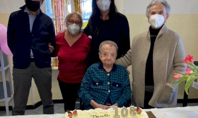 Festa per i 104 anni della signora Anna Gandino alla Rsa 