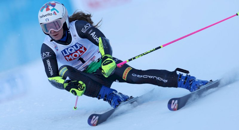 Sci alpino, Marta Bassino chiude fuori dal podio: ma è terza nella Coppa di Gigante