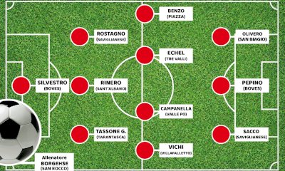Calcio: la top 11 di Cuneodice dalla Prima alla Terza Categoria