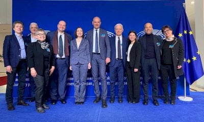Una delegazione dell'amministrazione di Cherasco in visita al Parlamento Europeo