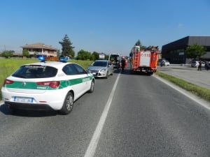 Bra: incidente ieri sulla provinciale 661, tre veicoli coinvolti