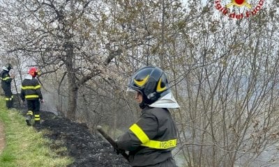 Rogo di sterpaglie a Viola Saint Gréé