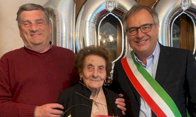 Busca festeggia i cento anni di Anna Gautero