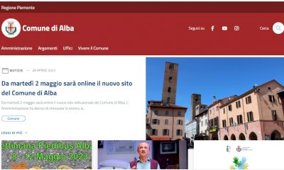 Da martedì 2 maggio sarà online il nuovo sito del Comune di Alba