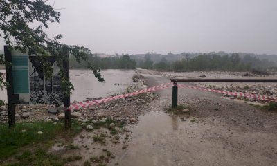La pioggia degli ultimi giorni ha cancellato la pedancola tra Cuneo e Mellana