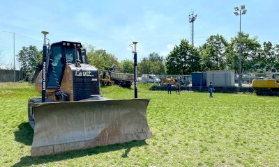 Saluzzo, avviati i cantieri per la mensa alla scuola Costa e il nuovo campo in erba sintetica
