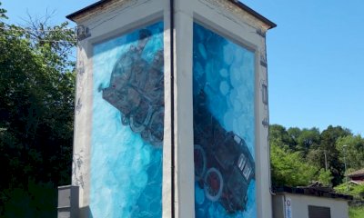A Bastia Mondovì murales sulle cabine E-Distribuzione