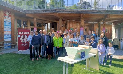 Grazie al Leo Club Busca Cuneo Valli una nuova arnia all’apiario didattico del Parco fluviale