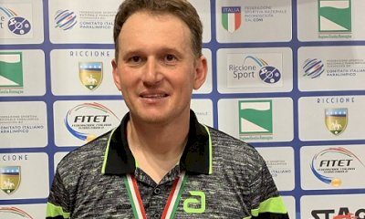 Tennistavolo: doppia medaglia d'argento ai Campionati Italiani Master per Mattia Garello