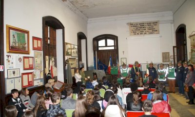 Giornata al Memoriale degli Alpini per le Scuole Medie di Sant’Albano Stura