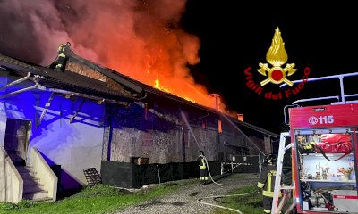 Brucia un’abitazione a Villar San Costanzo, nessun ferito