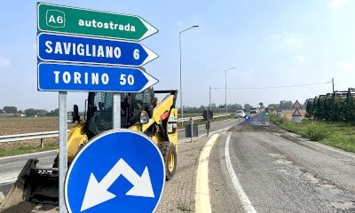 Un mese di asfaltature sulla Saluzzo-Savigliano: come cambia la viabilità