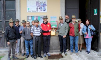 Inaugurato il defibrillatore posizionato al Memoriale della Cuneense