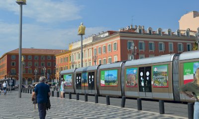 La città di Cuneo sui tram di Nizza
